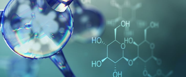 A scientific image showing molecules