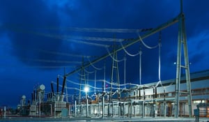 high-voltage transmission network